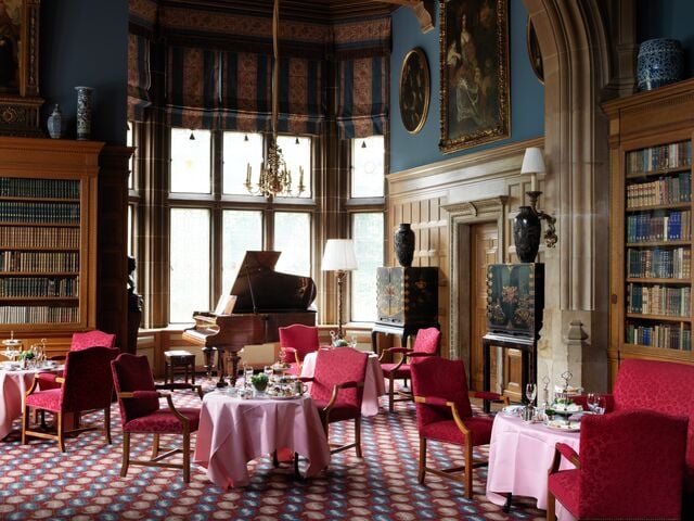 Schlosshotel Kronberg (SHK). Bibliothek. ©Simon Brown