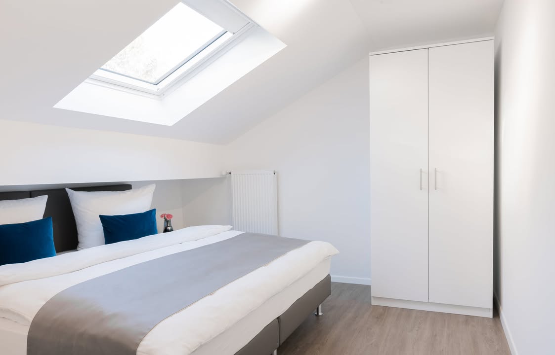 wohnWERK Schlafzimmer. Foto: © DAS TEGERNSEE