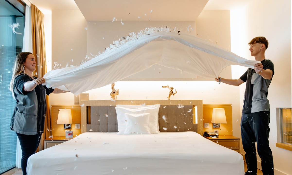 Azubis im Hotel Budersand