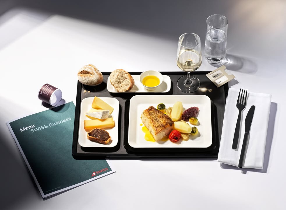 Kempinski Palace Engelberg: SWISS Zander aus dem Lago Maggiore mit modernem Ratatouille und Obwaldner Safransauce